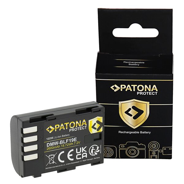 Patona PROTECT Akku für Panasonic  DMW-BLF19