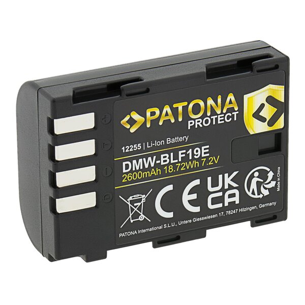 Patona PROTECT Akku für Panasonic  DMW-BLF19