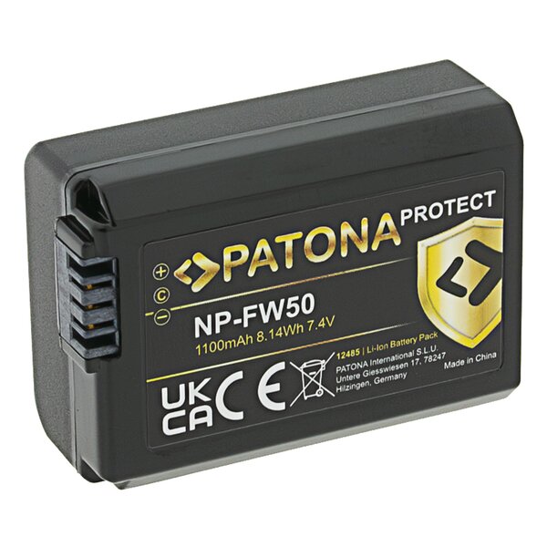 Patona PROTECT Akku für Sony  NP-FW50