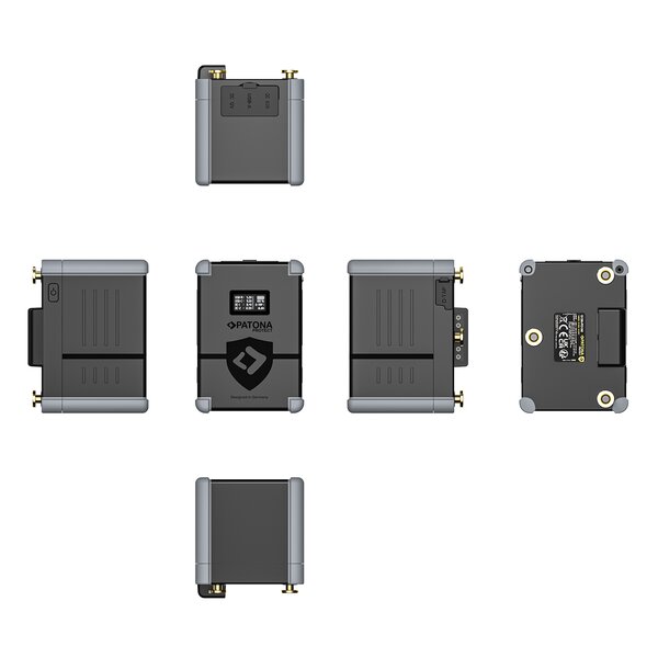 Patona PROTECT Gold Mount Akku G150-PD100 148Wh USB-C USB-A D-Tap 2xDC-out 