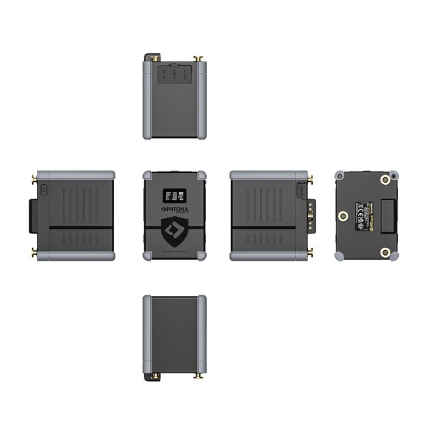 Patona PROTECT Gold Mount Akku G200-PD100 198Wh USB-C USB-A D-Tap 2xDC-out 