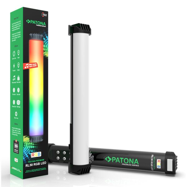 Patona RGB LED-Stableuchte  Premium RL30 RGB  30 cm