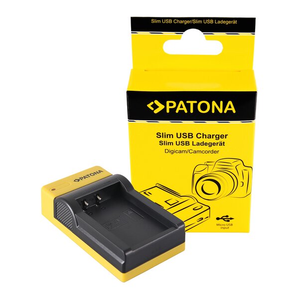 Patona Slim micro-USB Ladegerät für Canon  LP-E17