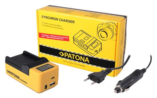 Patona Synchron USB Ladegerät für Canon  BP-511