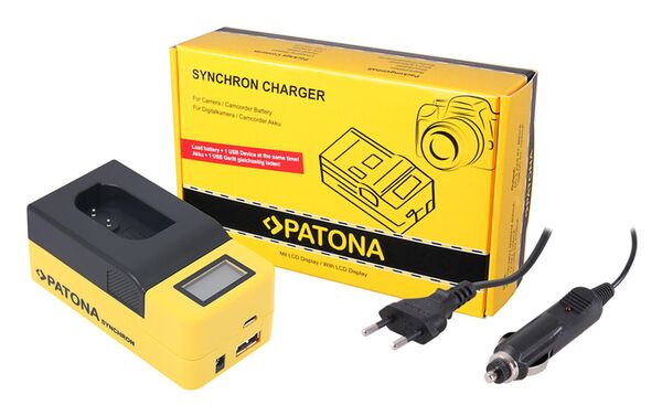 Patona Synchron USB Ladegerät für Panasonic  DMWBCL7E