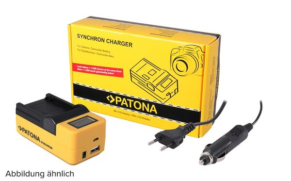 Patona Synchron USB Ladegerät für Sony  NP-FM50