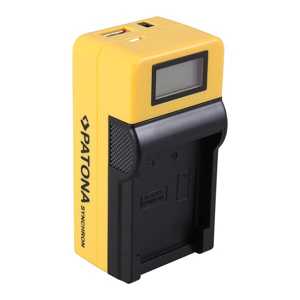 Patona Synchron USB Ladegerät für Casio NP20 NP-20 with LCD 