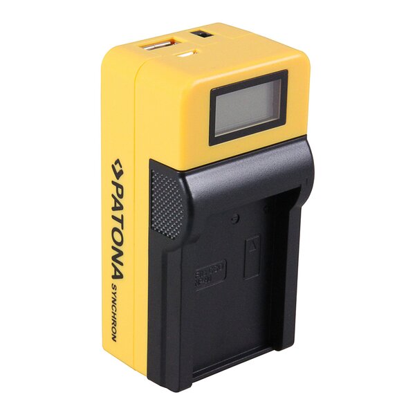 Patona Synchron USB Ladegerät für Casio NP90 NP-90 with LCD 