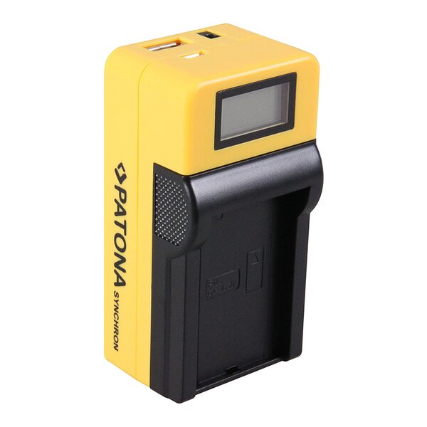 Patona Synchron USB Ladegerät für ContourHD CT3650 CT-3650 with LCD 