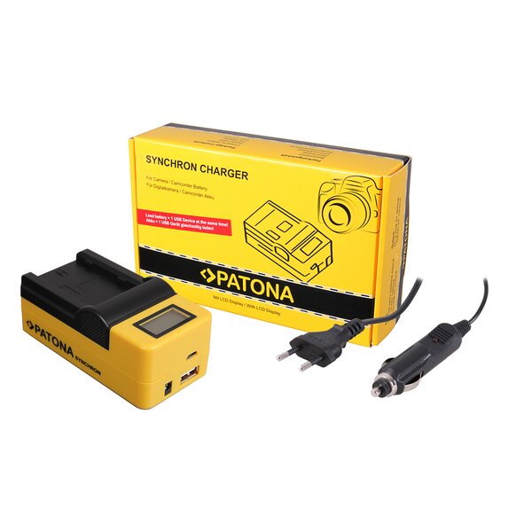 Patona Synchron USB Ladegerät für Fuji NP-W235  NP-W235