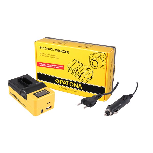 Patona Synchron USB Ladegerät für GoPro Hero 8  Hero 8