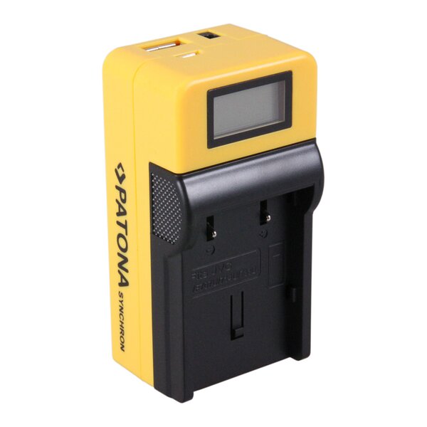 Patona Synchron USB Ladegerät für JVC BNVF707 BN-VF707 with LCD 