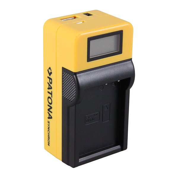 Patona Synchron USB Ladegerät für Kodak LB070 LB-070 with LCD 