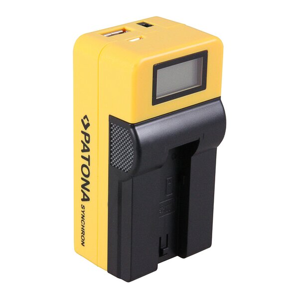 Patona Synchron USB Ladegerät für Konica Minolta CSNP700 with LCD 