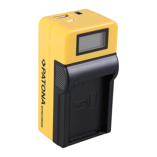 Patona Synchron USB Ladegerät für Olympus  PSBLN1 PS-BLN1 with LCD