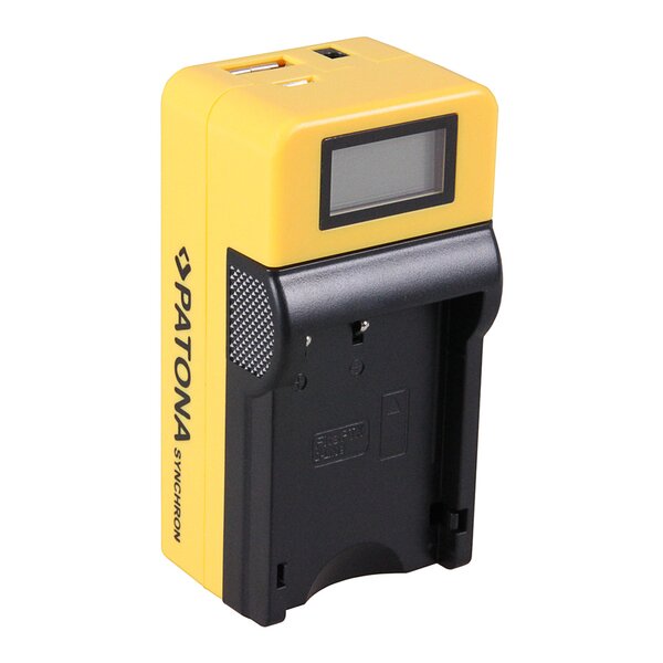 Patona Synchron USB Ladegerät für Pentax  D-Li109 with LCD