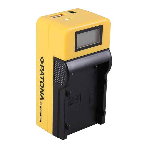 Patona Synchron USB Ladegerät für Samsung P120A P180A P90A with LCD 