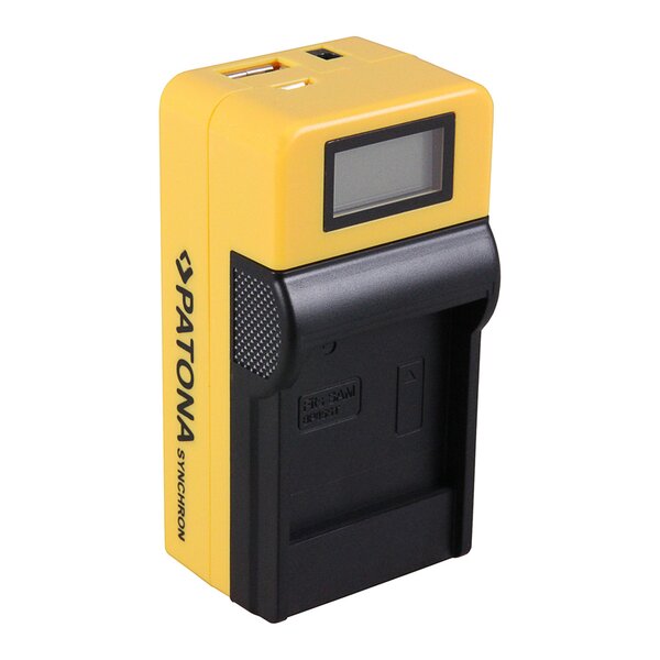 Patona Synchron USB Ladegerät für Samsung IA-BP85 ST BP85ST with LCD 