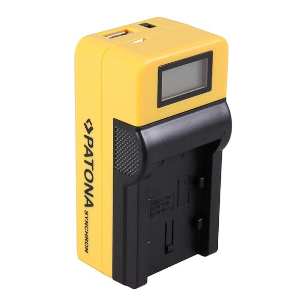 Patona Synchron USB Ladegerät für Samsung IABP105R with LCD 