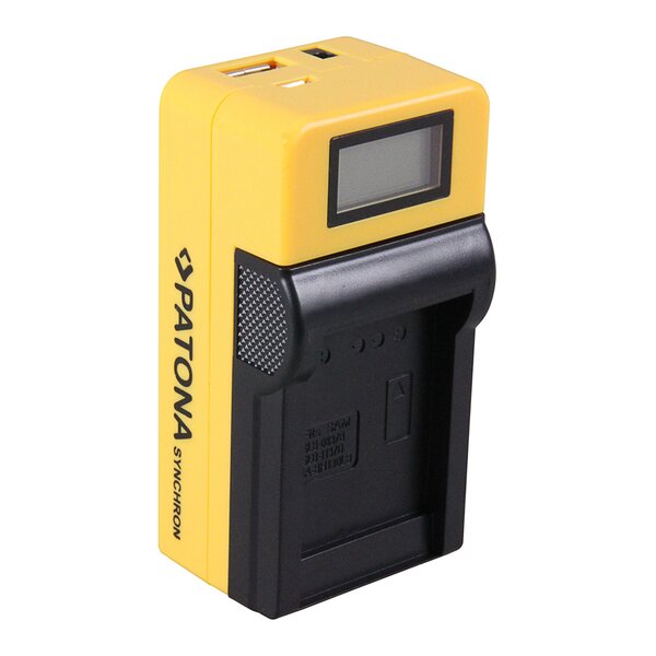Patona Synchron USB Ladegerät für Samsung SLB1137D with LCD 