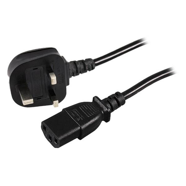 Patona UK Kaltgerätestecker mit Sicherung 13A 1,4m 