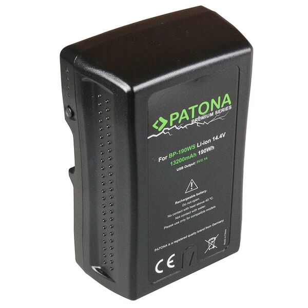 Patona Premium Akku V-Mount  BP190WS