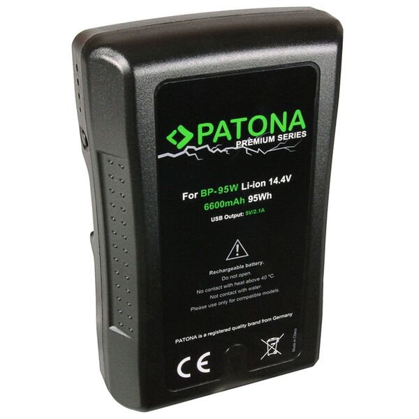 Patona V-Mount Akku 95Wh / 14,4V / 6600mAh 