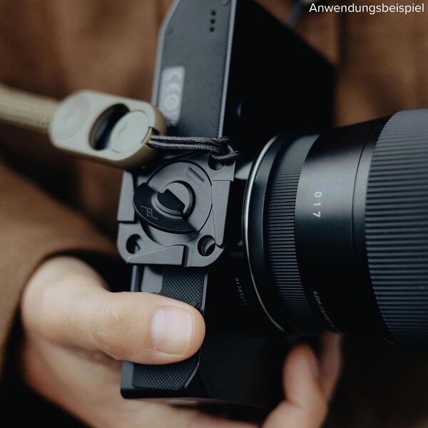 Peak Design Field Plate - Arca-Schnellwechselplatte mit integrierter Schraubhilfe 