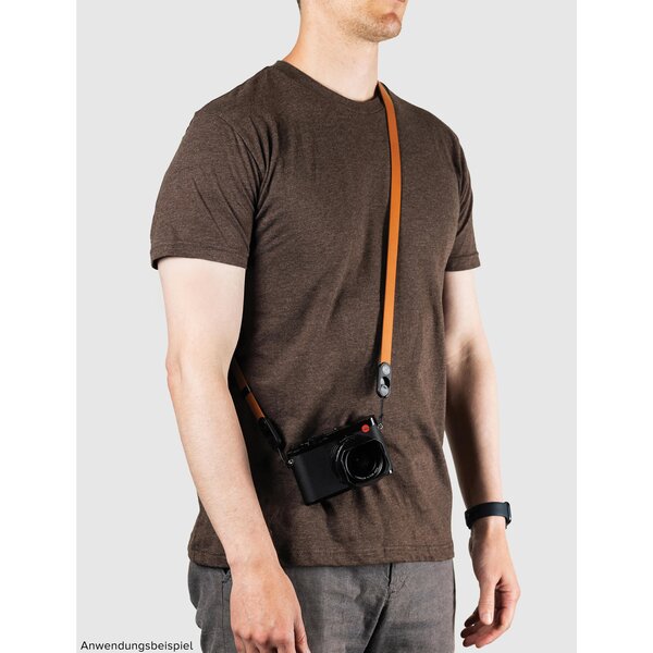 Peak Design Form Leather Camera Strap  Amber Long