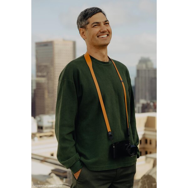 Peak Design Form Leather Camera Strap  Amber Long