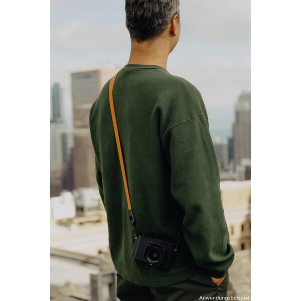 Peak Design Form Leather Camera Strap  Amber Long