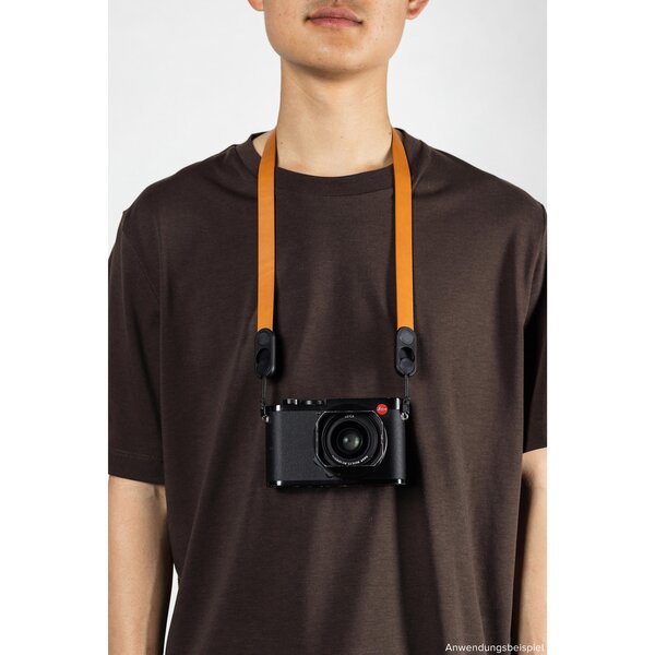 Peak Design Form Leather Camera Strap  Amber Neck