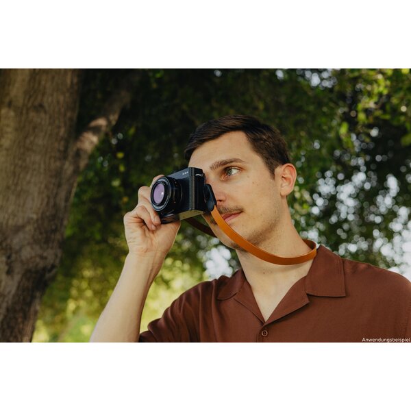 Peak Design Form Leather Camera Strap  Amber Neck