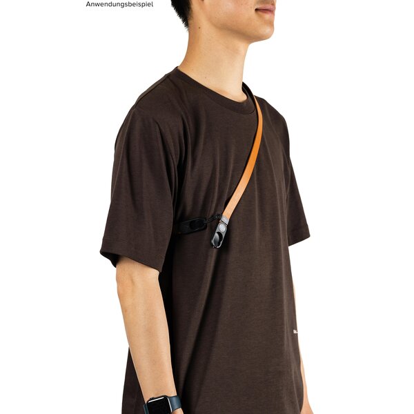 Peak Design Form Leather Camera Strap  Amber Short