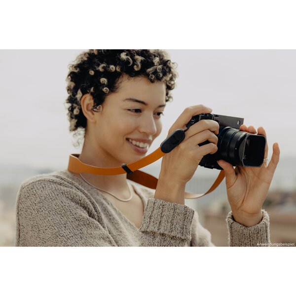 Peak Design Form Leather Camera Strap  Amber Short