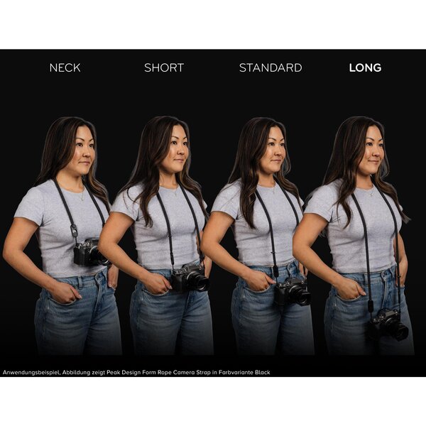 Peak Design Form Leather Camera Strap  Amber Short