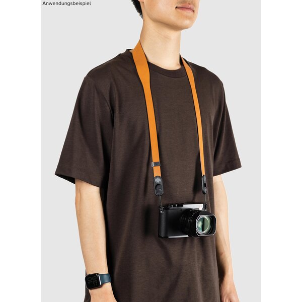 Peak Design Form Leather Camera Strap  Amber Short