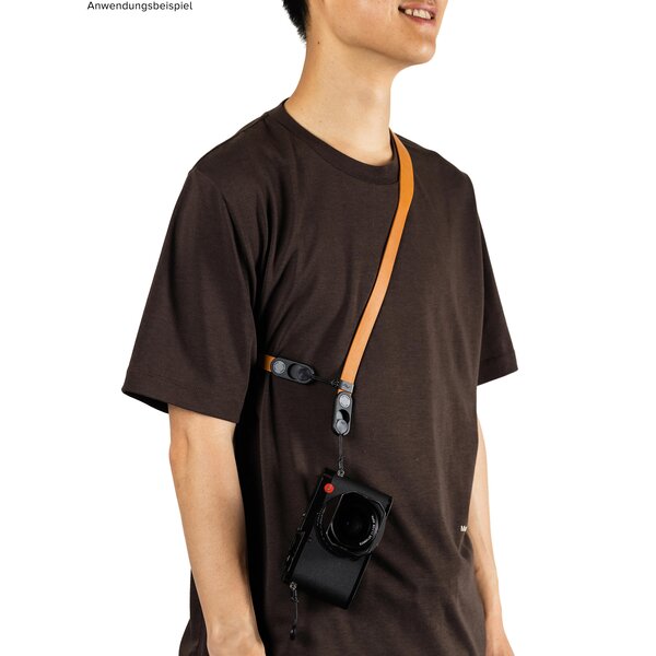 Peak Design Form Leather Camera Strap  Amber Short