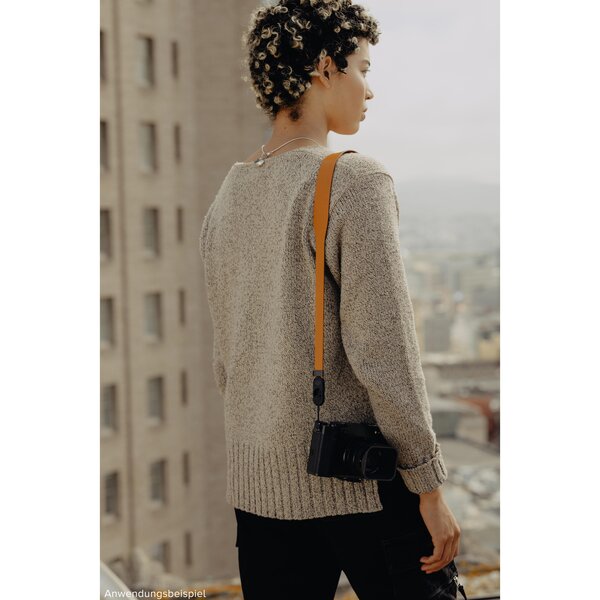 Peak Design Form Leather Camera Strap  Amber Short