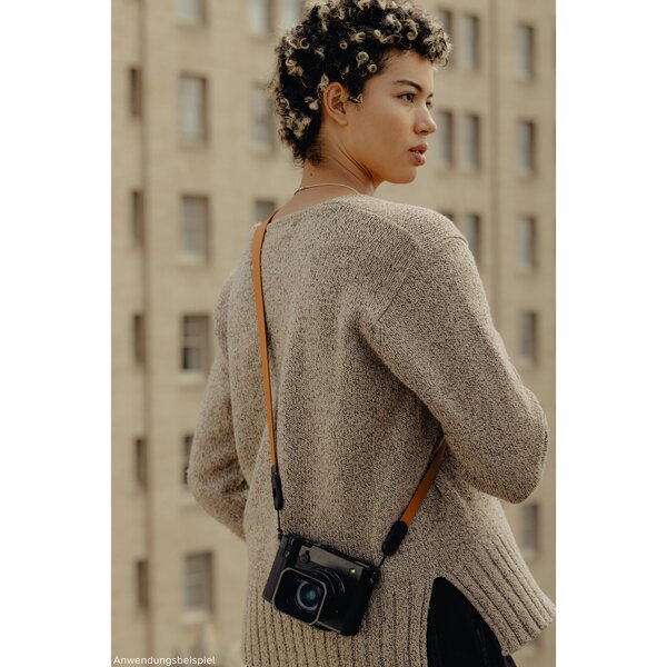 Peak Design Form Leather Camera Strap  Amber Standard