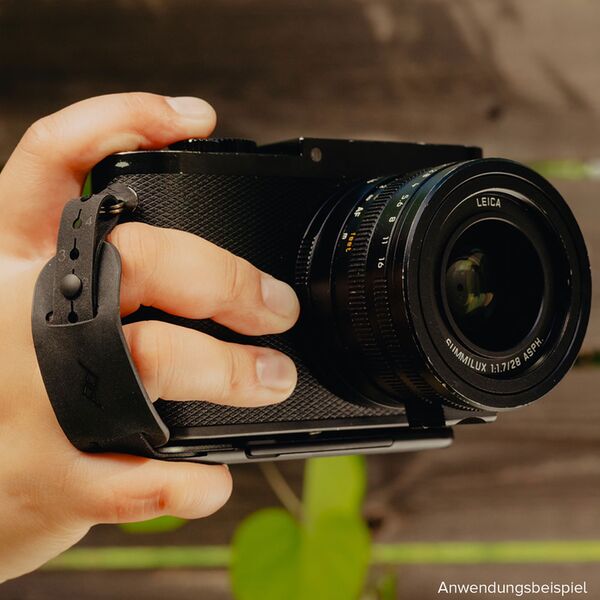 Peak Design Micro Clutch - Handschlaufe für  Kameras ohne Handgriff (I-Plate) schwarz