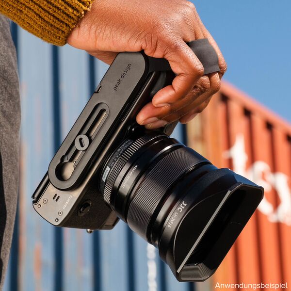 Peak Design Micro Clutch - Handschlaufe für  Kameras ohne Handgriff (I-Plate) schwarz