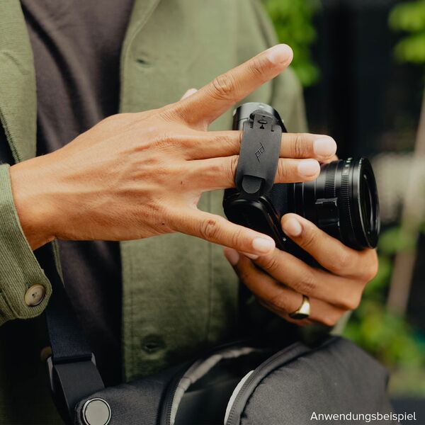 Peak Design Micro Clutch - Handschlaufe für  Kameras ohne Handgriff (I-Plate) schwarz