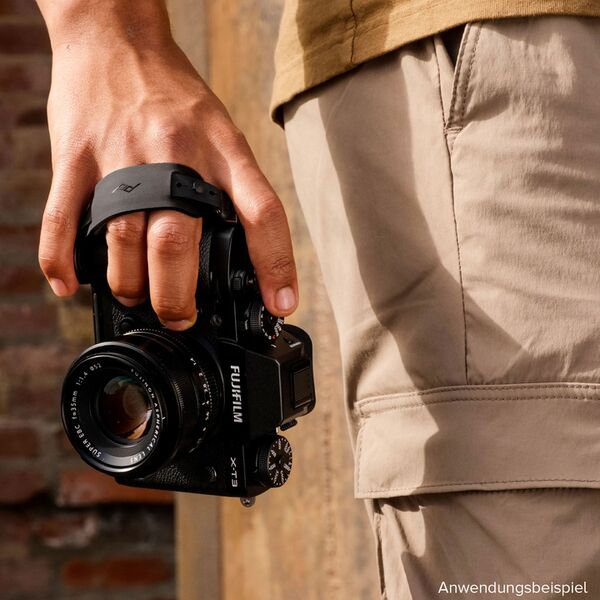 Peak Design Micro Clutch - Handschlaufe für  Kameras mit Handgriff (L-Plate) schwarz
