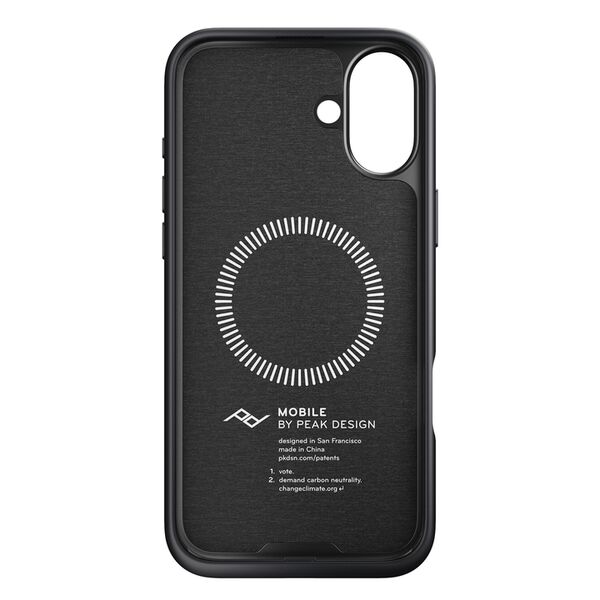 Peak Design Mobile Everyday Magnet Case für Apple iPhone 16 Plus  Charcoal