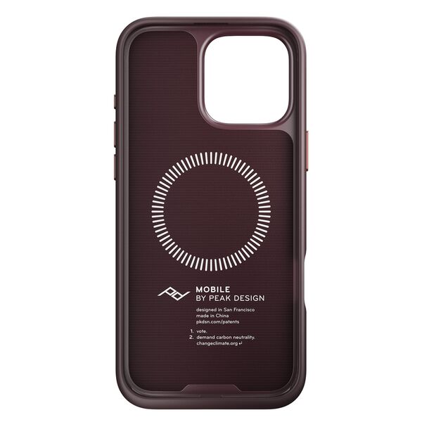 Peak Design Mobile Everyday Magnet Case für Apple iPhone 16 Pro Max  Eclipse mit Fingerschlaufe