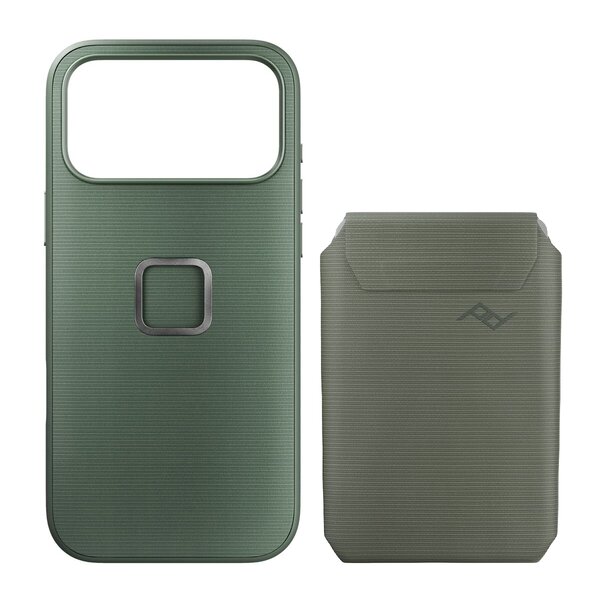 Peak Design Mobile Everyday Case für iPhone 17 Pro Max + Wallet Slim  Sage ohne Fingerschlaufe
