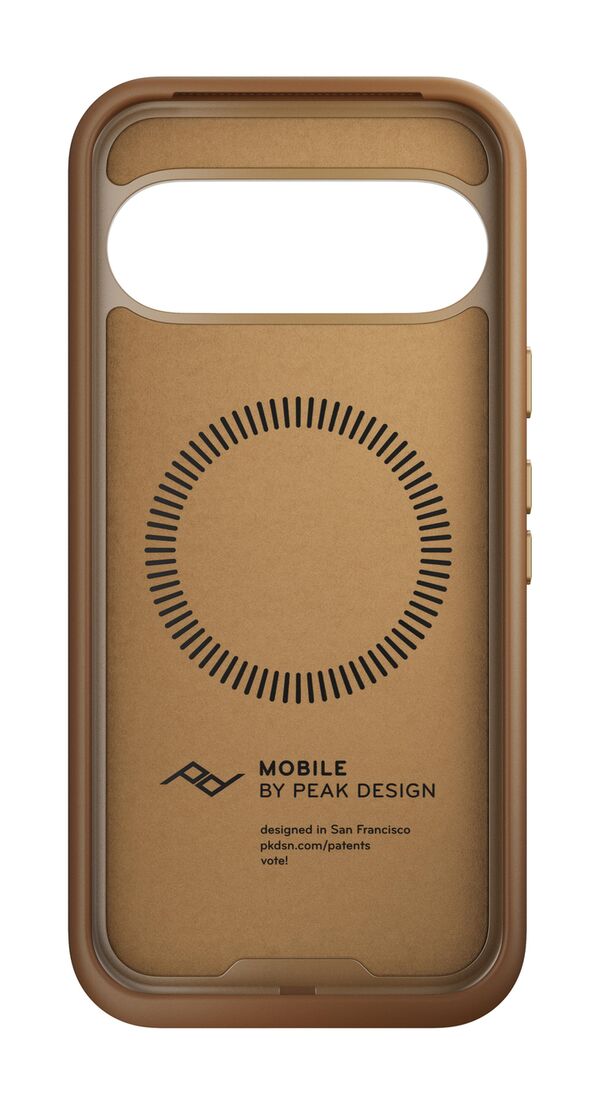 Peak Design Mobile Everyday Magnet Case für Google Pixel 10 Standard and Pro  Tan ohne Fingerschlaufe