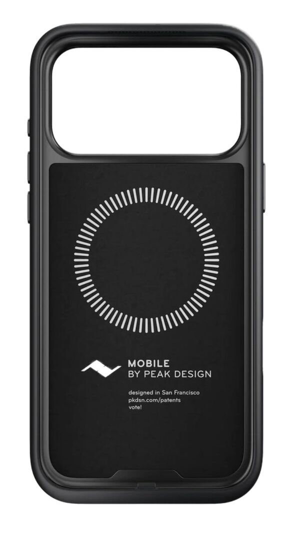 Peak Design Mobile Everyday Magnet Case für Apple iPhone 17 Pro Max  Black mit Fingerschlaufe