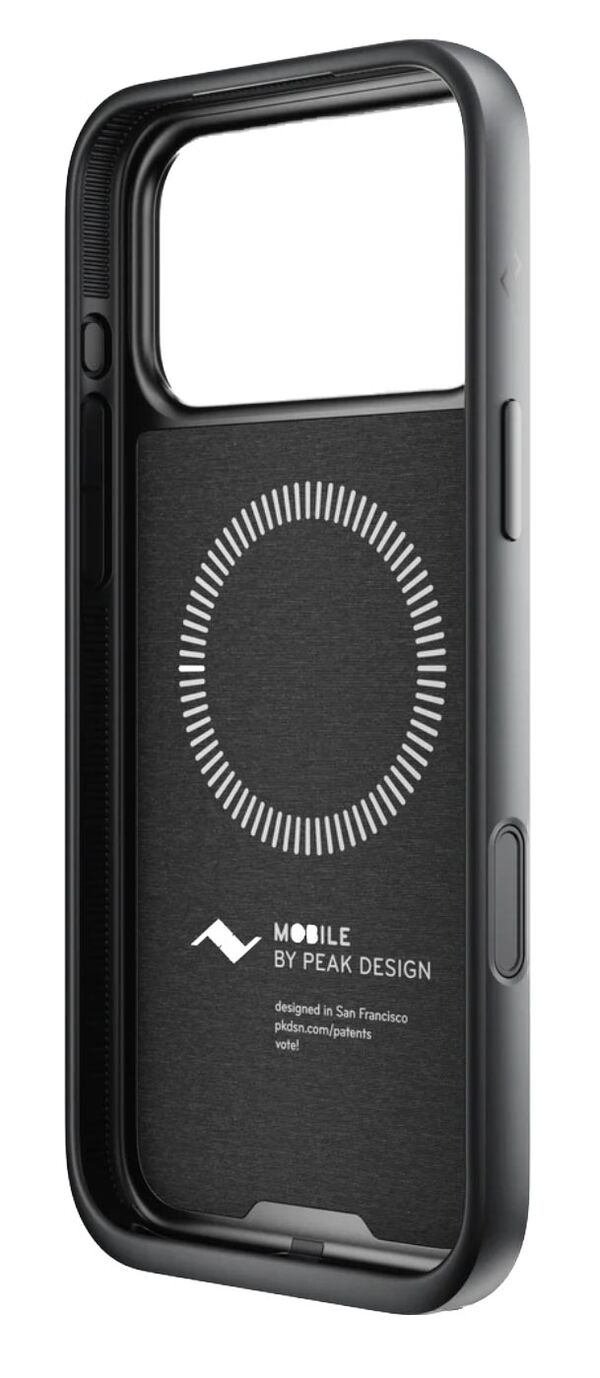 Peak Design Mobile Everyday Magnet Case für Apple iPhone 17 Pro Max  Black ohne Fingerschlaufe